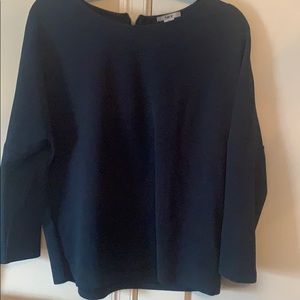 Green textured blouse